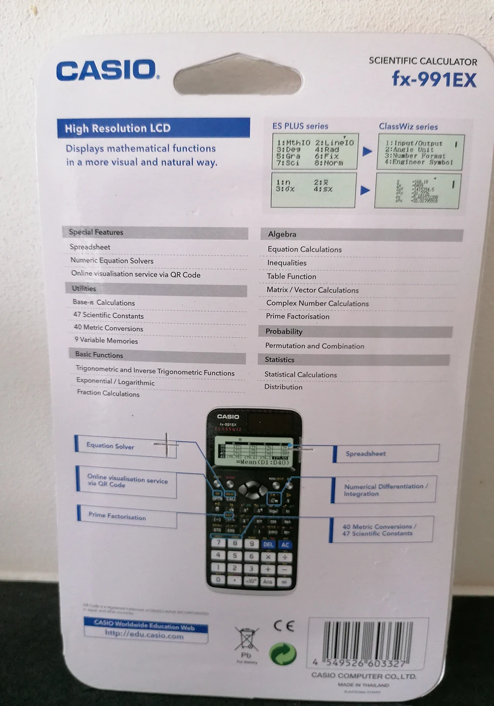 Casio FX-991EX Scientific Calculator A Level+ NEW | Karrot
