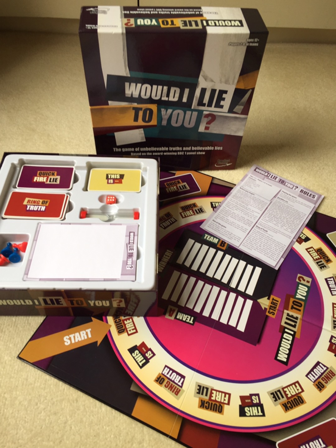 Board game Would I Lie To You? Karrot