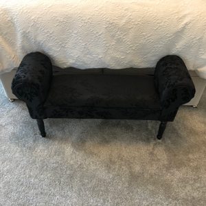 Bed-end side chaise/stool