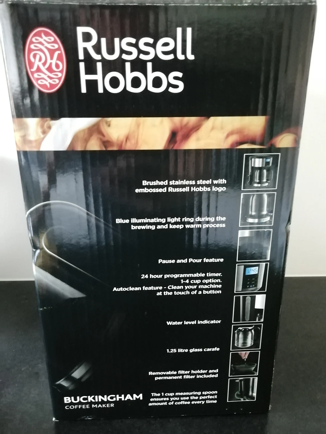 Russell Hobbs Buckingham Coffee Machine Programmable 24 Hour Karrot