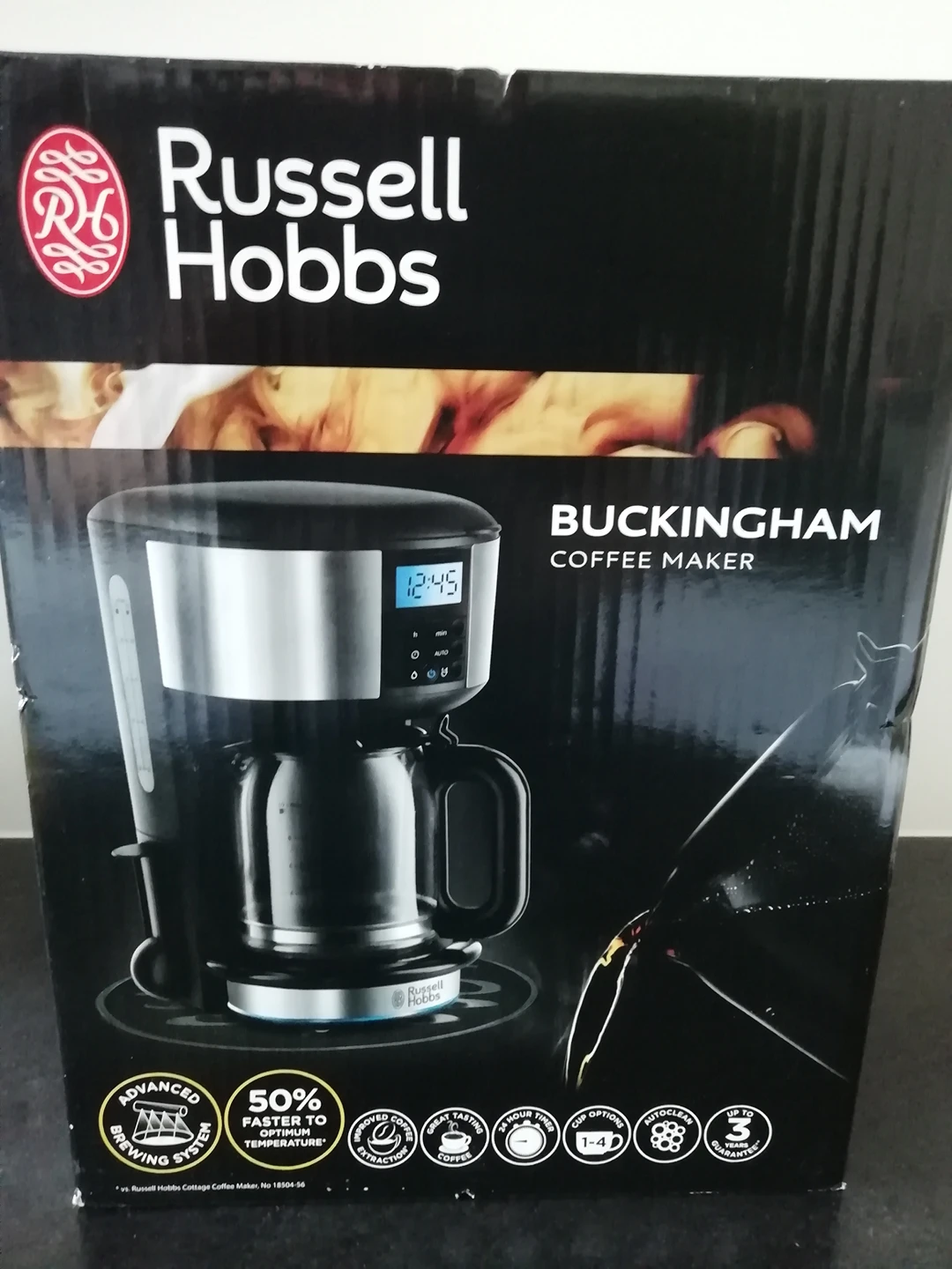Russell Hobbs Buckingham Coffee Machine Programmable 24 Hour Karrot