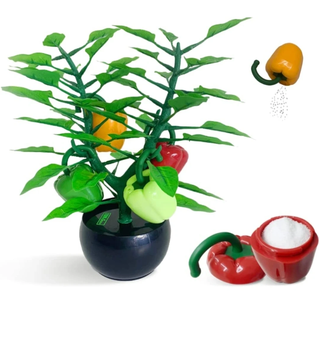 Decorative Fake Plant, 4 Condiments Shakers | Karrot