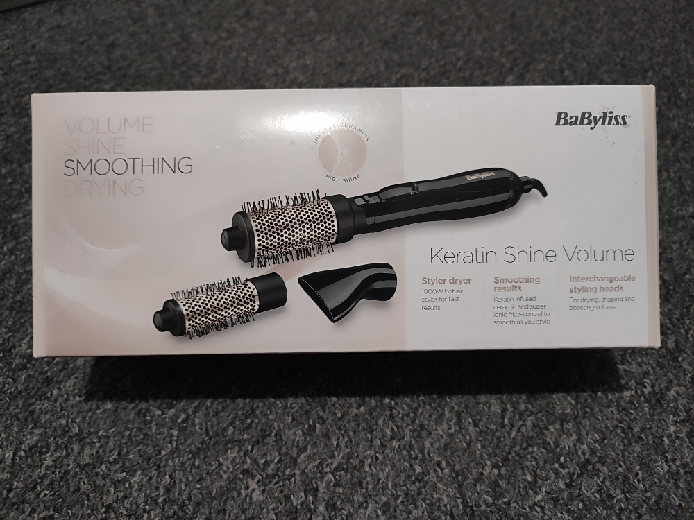 Babyliss Keratin Shine Volume Hot Air Styler Karrot