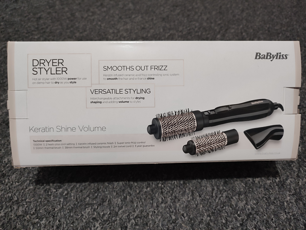 Babyliss Keratin Shine Volume Hot Air Styler Karrot