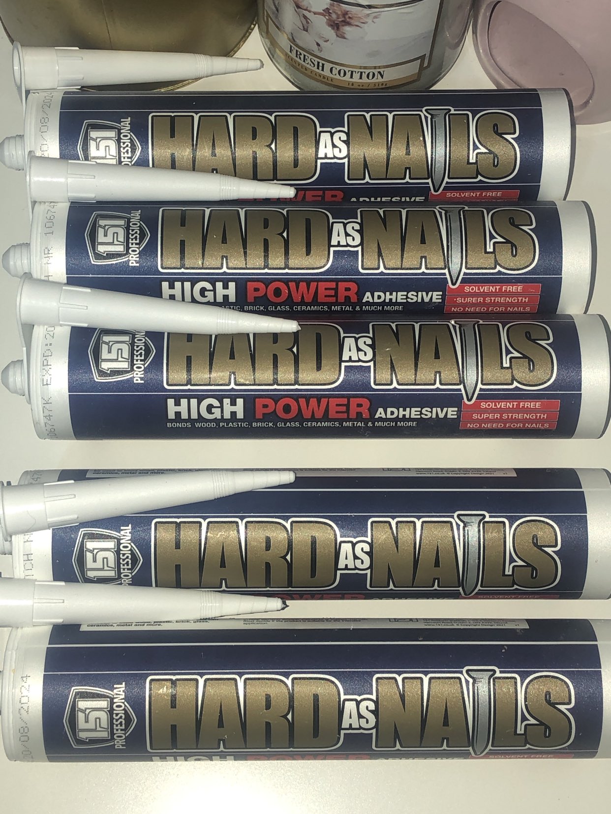 Hard as nails Adhesive bundle of 5 Karrot