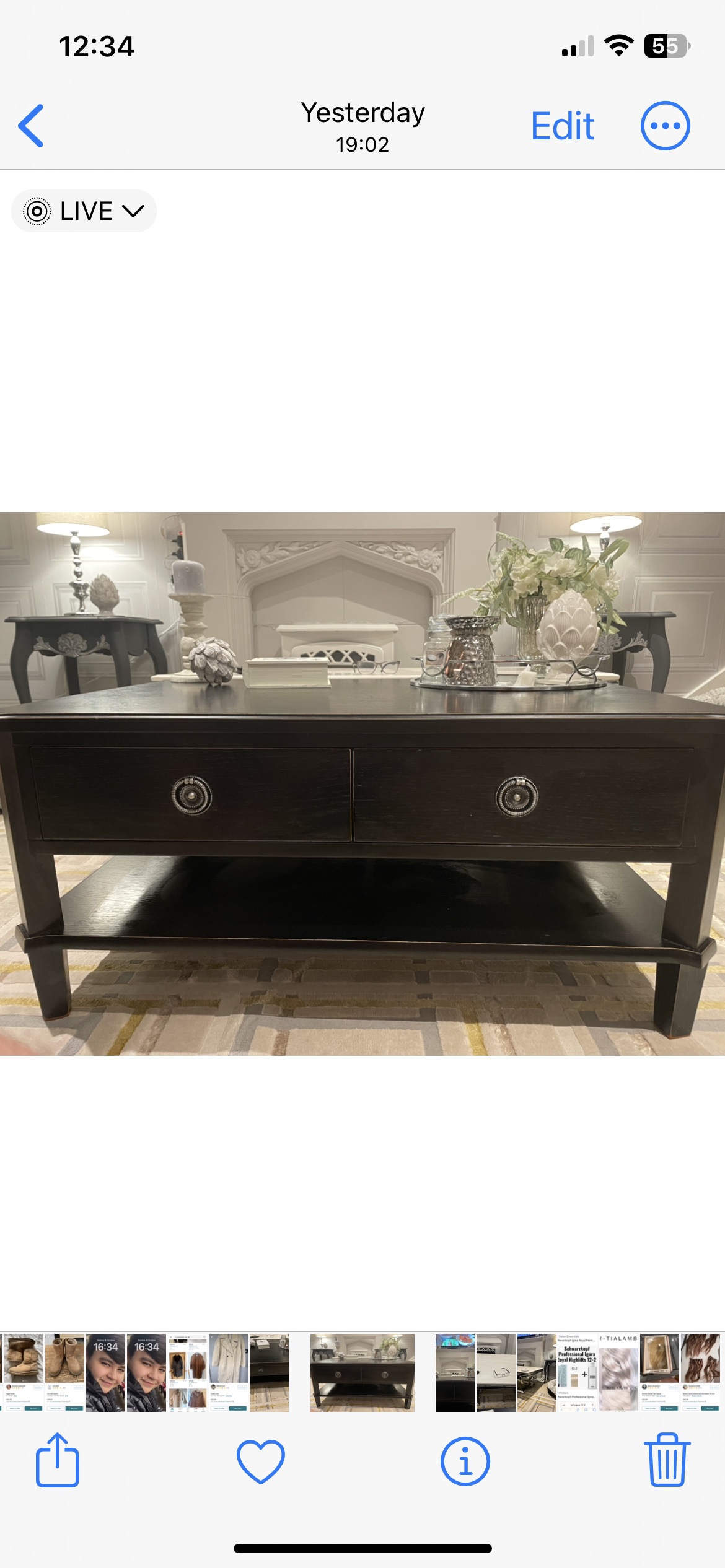 Laura Ashley henshaw coffee table Karrot