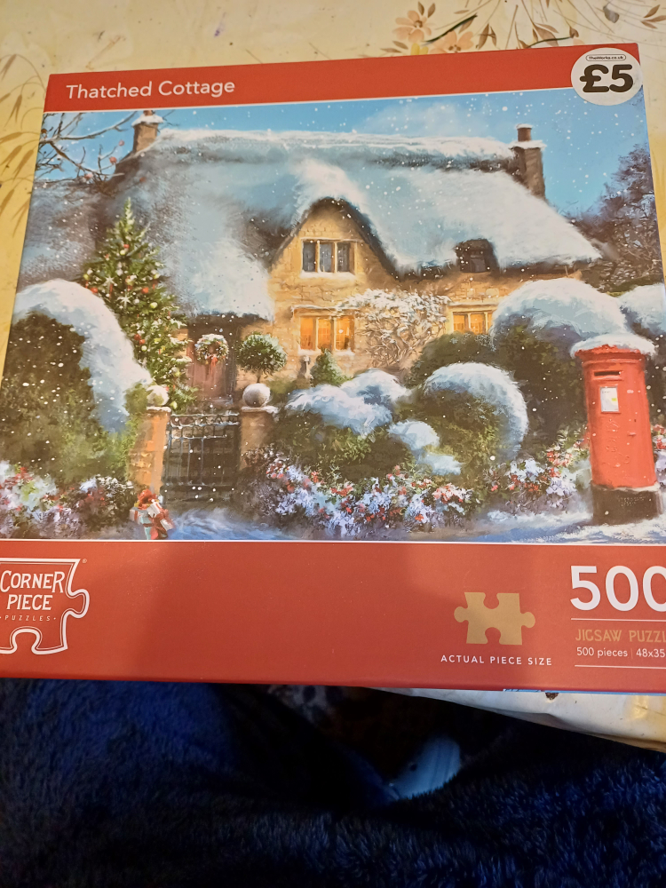 COMPLETE 500 PIECE JIGSAW THATCHED COTTAGE Karrot
