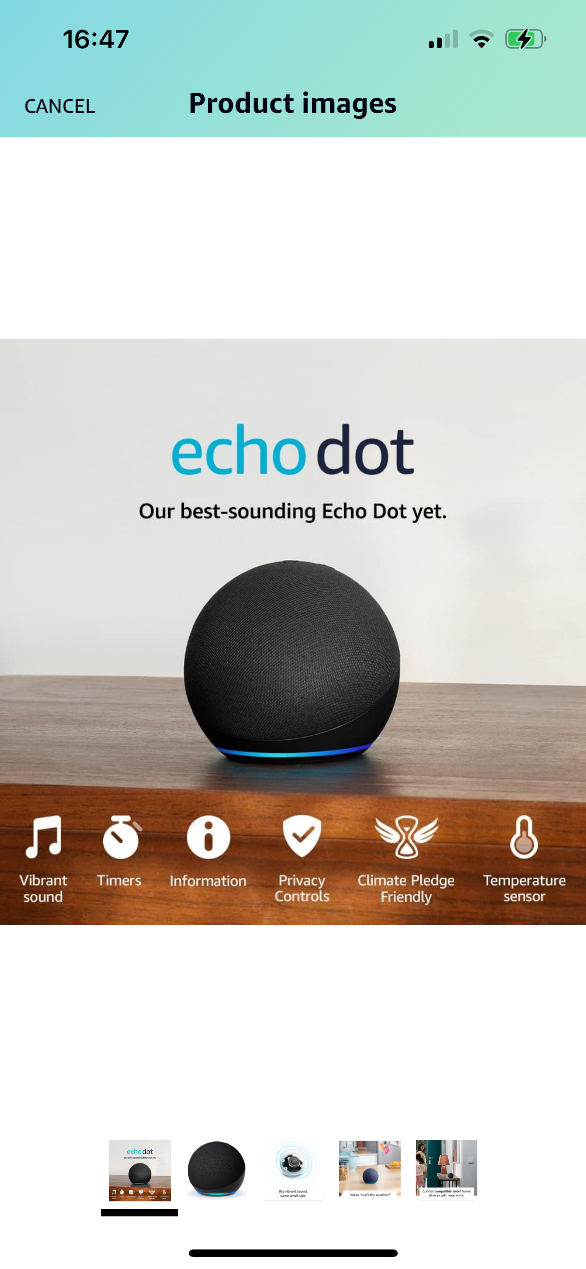 Echo Dot (5th generation, 2022 release Karrot