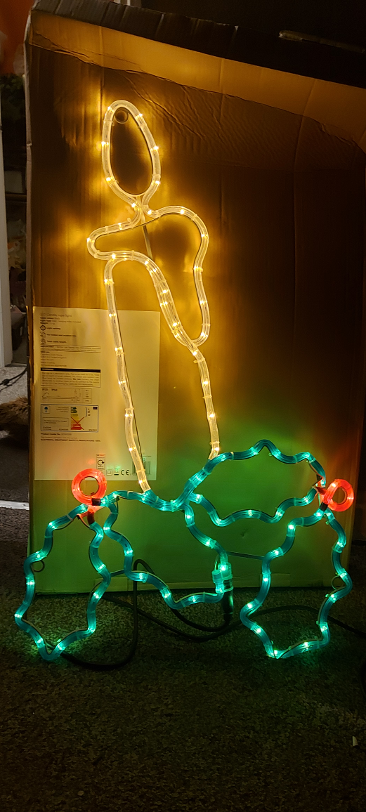 large candle led Christmas light in box Karrot